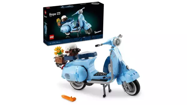 Lego Модель Vespa 125, набор для взрослых, винтажный самокат