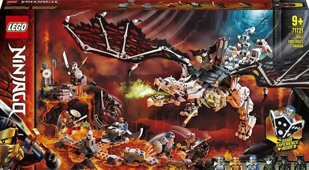 LEGO Ninjago, блоки Скелет-волшебный дракон, 71721
