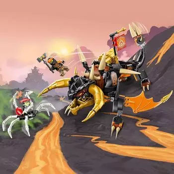 LEGO NINJAGO Cole’s Earth Dragon EVO 71782 Набор игрушек для сборки LEGO