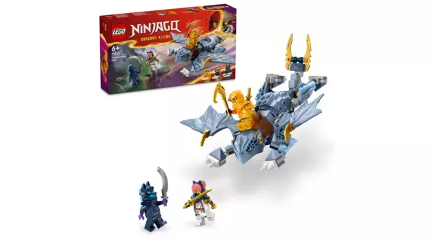 Lego NINJAGO Дракончик Рию, игрушечный дракон с 3 фигурками