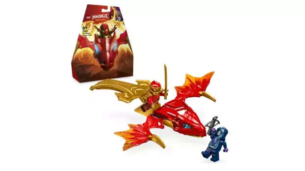 Lego NINJAGO Драконий планер Кая, набор ниндзя с игрушкой-драконом