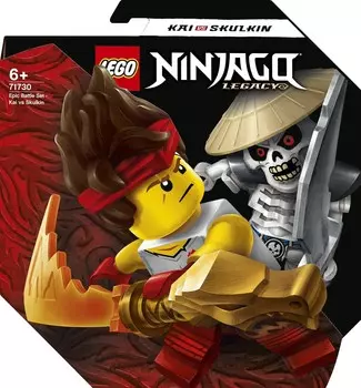 LEGO Ninjago, Набор «Эпическая битва — Кай против скелета», 71730