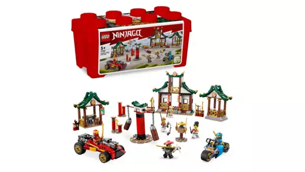 Lego NINJAGO Творческий ящик для кубиков ниндзя, игрушка-конструктор
