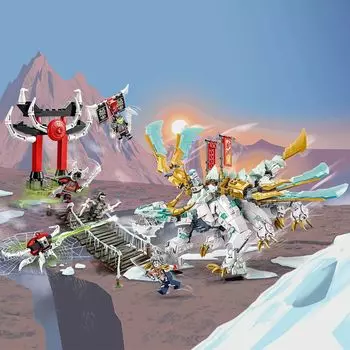 LEGO NINJAGO Zane's Ice Dragon Creature (71786) Набор игрушек для сборки LEGO