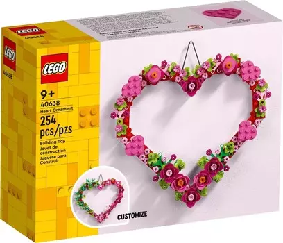 LEGO, Орнамент в виде сердца, 40638