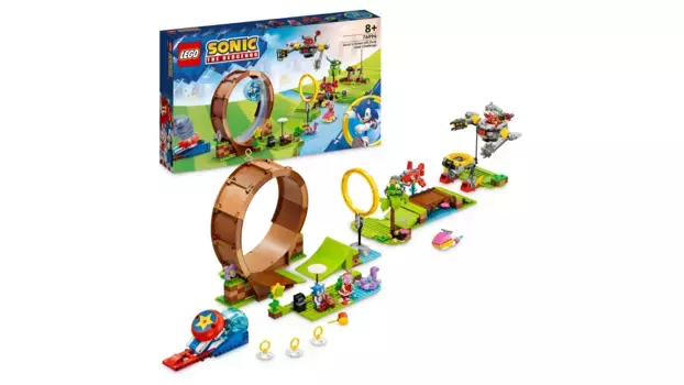 Lego Sonic the Hedgehog Зацикливание Соника в зоне Зеленого холма
