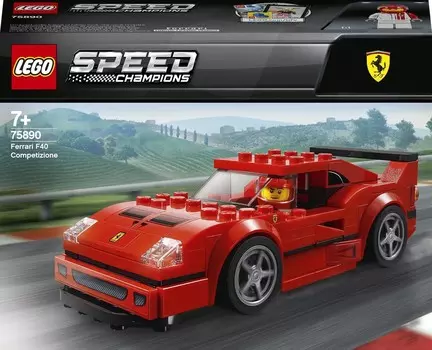 LEGO Speed Champions, блоки Ferrari F40 Competizione