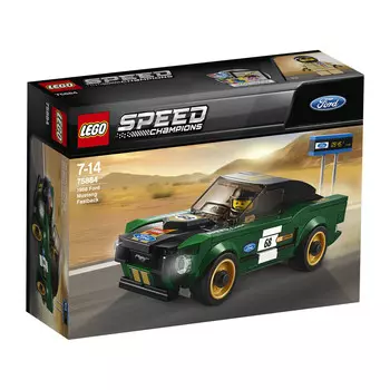 LEGO Speed Champions, Блоки Ford Mustang Fastback, 75884