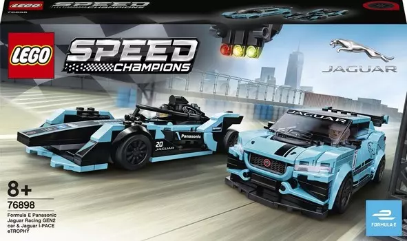 LEGO Speed Champions, блоки, Formula E Panasonic Jaguar Racing, 76898