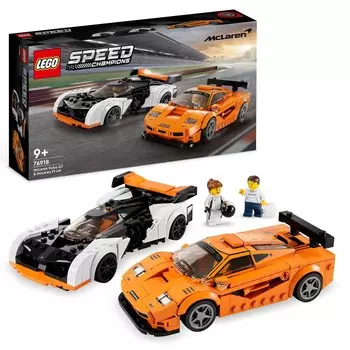LEGO Speed Champions, блоки McLaren Solus GT и McLaren F1 LM, 76918
