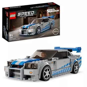 LEGO Speed Champions, блоки, Nissan Skyline GT-R, R34 из фильма «Форсаж», 76917
