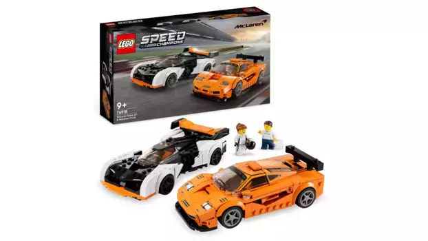 Lego Speed Champions Игрушка McLaren Solus GT и McLaren F1 LM