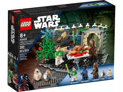 LEGO Star Wars 40658 Рождественская диорама «Сокол тысячелетия»