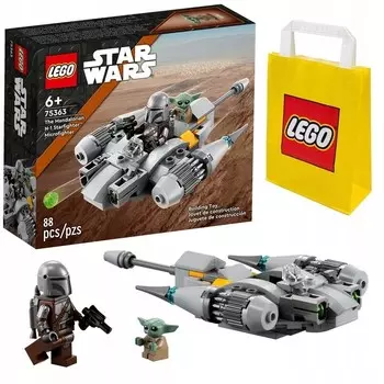 Lego Star Wars Blocks 75363 Истребитель N-1 Мандалорские Фигурки + Сумка