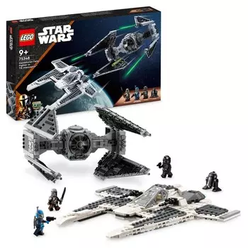 LEGO Star Wars, блоки, Мандалорский истребитель «Клык» против TIE-перехватчика, 75348
