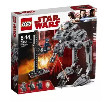 LEGO Star Wars, кубики AT-ST Первого Ордена, 75201