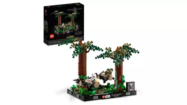 Lego Star Wars Погоня на Эндоре набор диорам