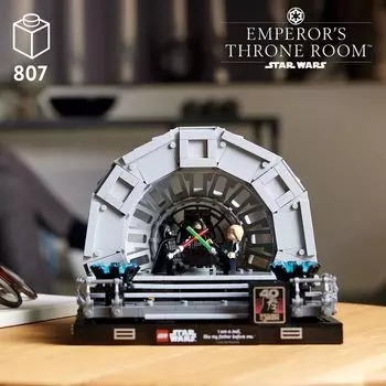 LEGO Star Wars Тронный зал Императора: Диорама 75352 (807 деталей) LEGO