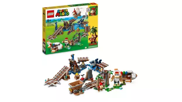 Lego Super Mario Diddy Kong's Lore Ride набор расширения с фигурками