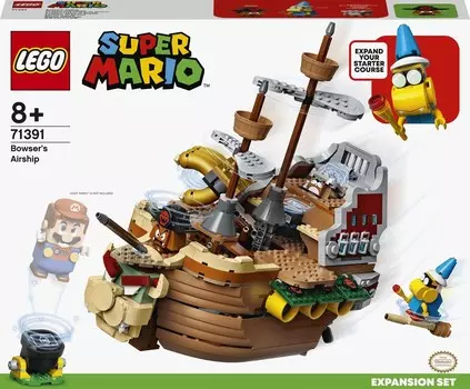 LEGO Super Mario, кубики, Дирижабль Баузера - дополнительный набор, 71391