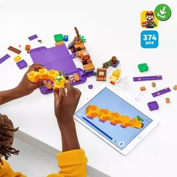 LEGO Super Mario, кубики, Ядовитое болото Вигглера - дополнительный набор, 71383
