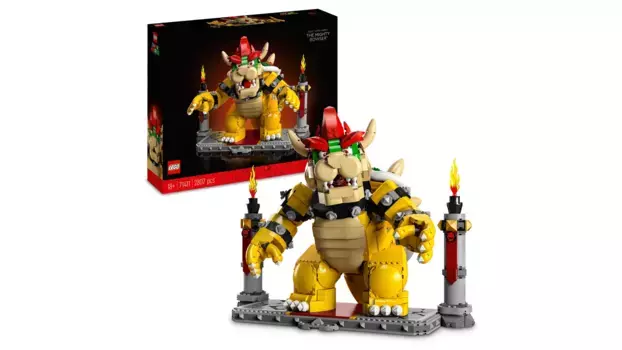 Lego Super Mario Могучий Боузер, набор коллекционной 3D модели