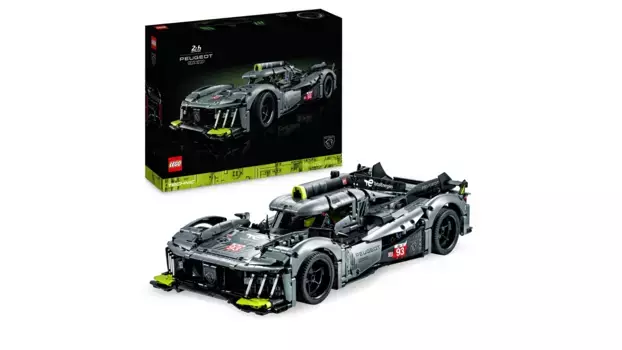 Lego Technic Гибридный гиперкар PEUGEOT 9X8 24H Le Mans, машинный набор Lego Technic