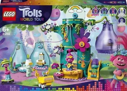LEGO Trolls World Tour, блоки «Вечеринка в деревне поп-музыки», 41255