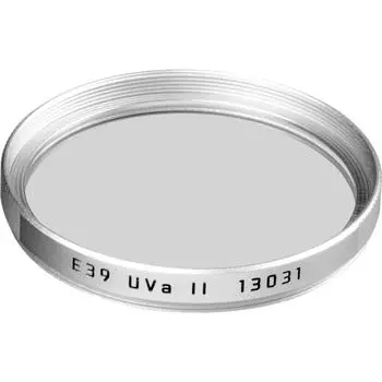 Leica E39 39mm UVa II Glass Filter, Silver