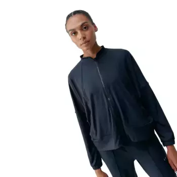 Leila Born Living Yoga Женская куртка для йоги, чёрный