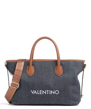 Leith шоппер из хлопка Valentino Bags, синий
