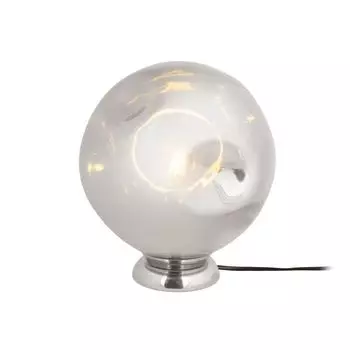 Leitmotiv - настольная лампа Blown - хром - 33x29см настольная лампа - прикроватная лампа, гостиная, спальня, серый