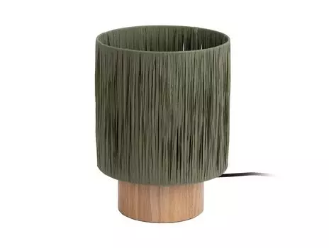 Leitmotiv – Прозрачный круглый настольный светильник – серый нефрит Present Time, зеленый