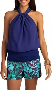 Лейла Топ Trina Turk, цвет Majorelle Blue