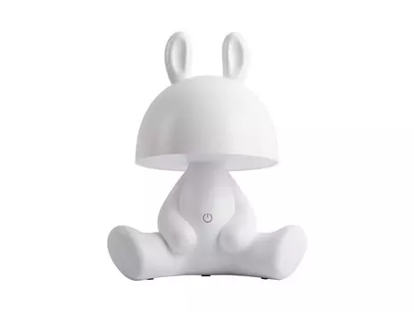 Лейтмотив - настольная лампа Зайка - белый Present Time