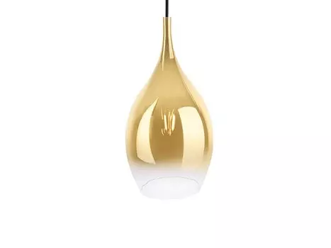 Лейтмотив - подвесной светильник Drup - золото Present Time