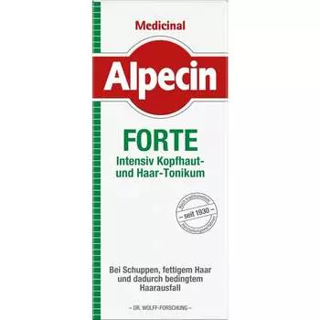 Лекарственный ФОРТЕ интенсивный тоник для кожи головы и волос Alpecin, 200 ml