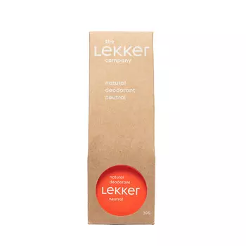 Lekker, Нейтральный дезодорант, 30 г