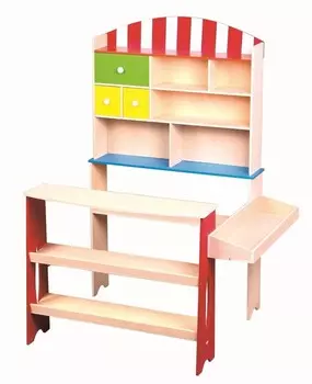 Лелин, деревянный супермаркет Lelin