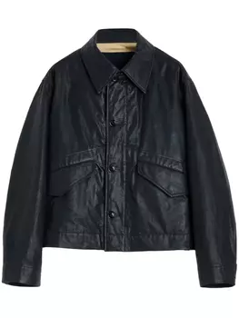 LEMAIRE байкерская куртка, черный