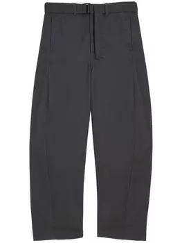 LEMAIRE брюки с драпировкой, синий