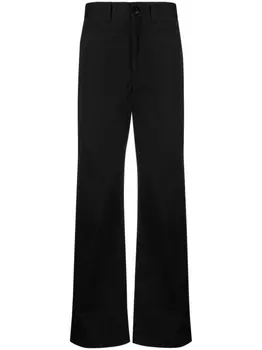 LEMAIRE брюки с завышенной талией, черный