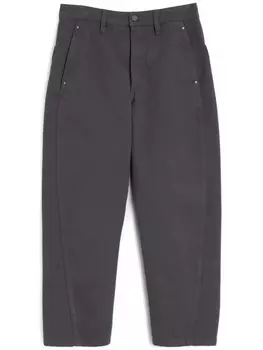 LEMAIRE брюки Twisted, серый