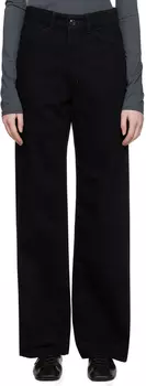 LEMAIRE Черные прямые джинсы