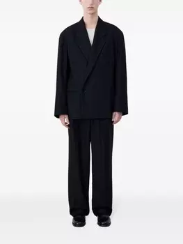 LEMAIRE двубортный пиджак, черный