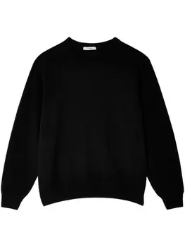 LEMAIRE джемпер с круглым вырезом, черный