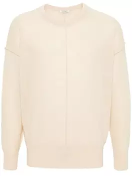 LEMAIRE джемпер с наружным швом, нейтральный цвет