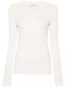 LEMAIRE футболка из джерси, белый