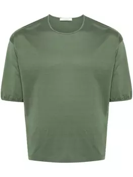 LEMAIRE футболка с приспущенными плечами, зеленый