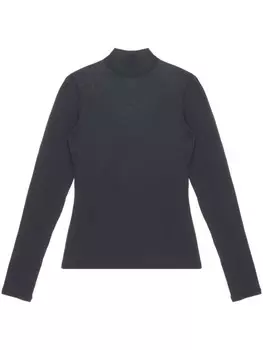 LEMAIRE футболка с высоким воротом, синий